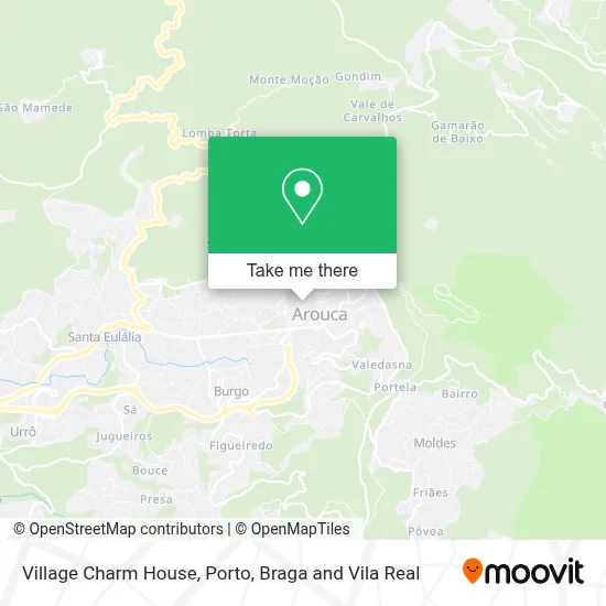 Village Charm House map