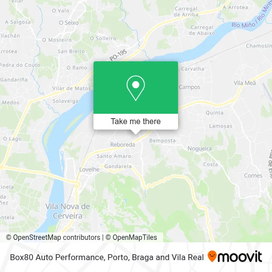 Box80 Auto Performance map