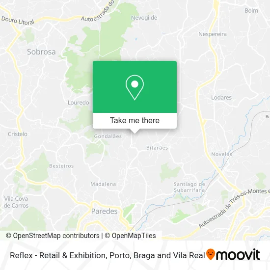 Reflex - Retail & Exhibition map