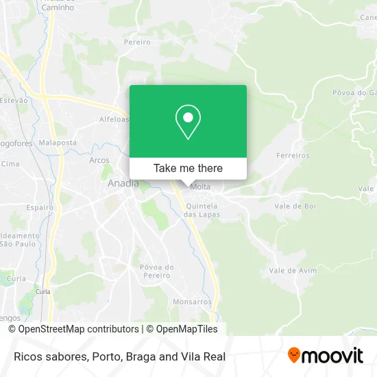 Ricos sabores map