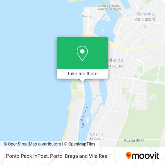 Ponto Pack InPost map