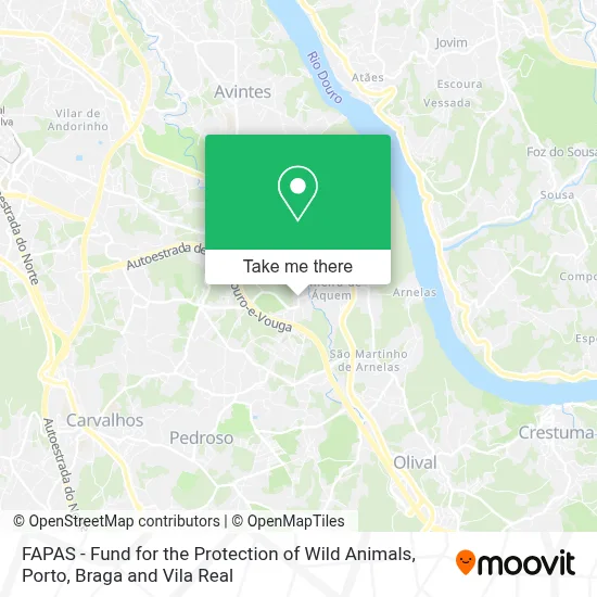 FAPAS - Fund for the Protection of Wild Animals map