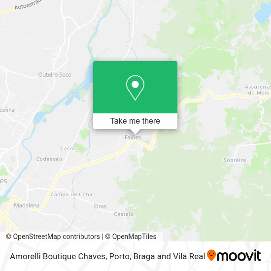 Amorelli Boutique Chaves map