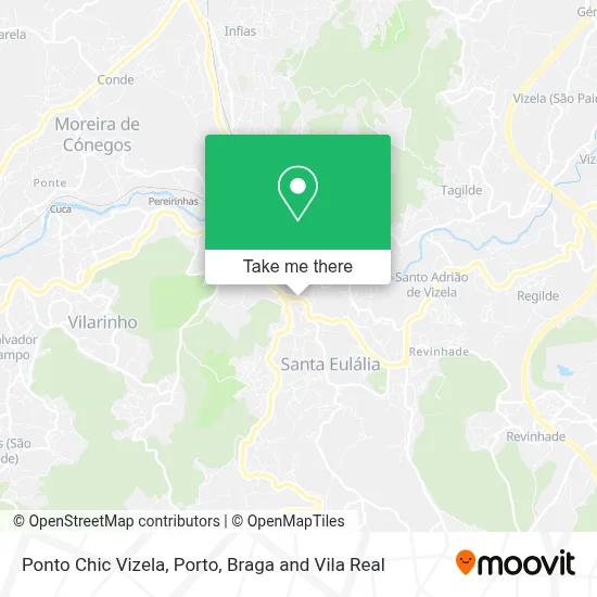 Ponto Chic Vizela map