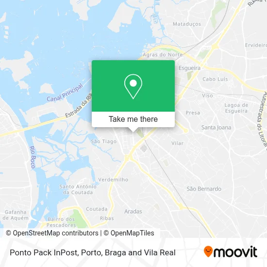 Ponto Pack InPost map