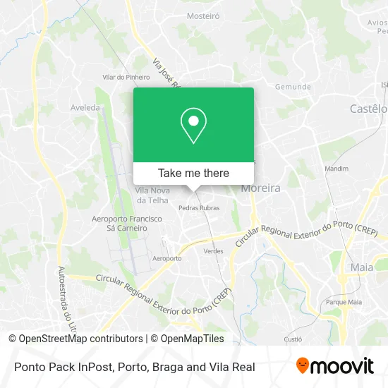Ponto Pack InPost map