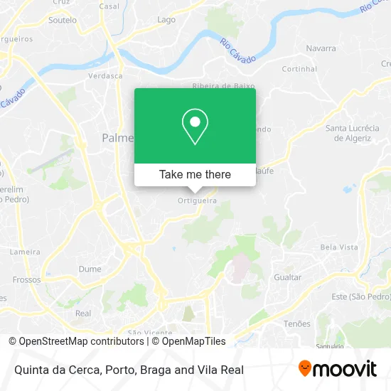 Quinta da Cerca map