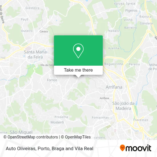 Auto Oliveiras map