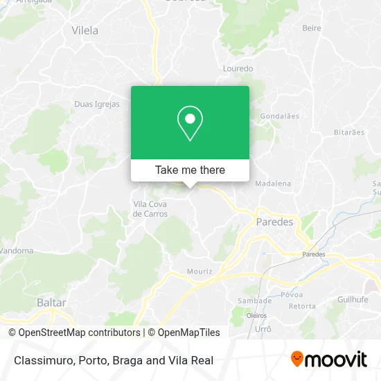 Classimuro map
