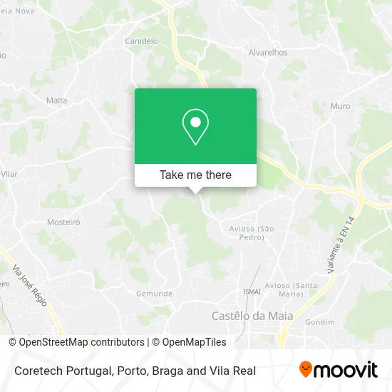 Coretech Portugal map