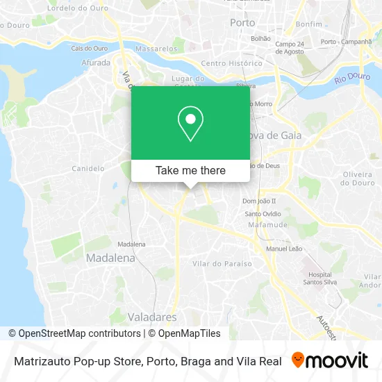 Matrizauto Pop-up Store map