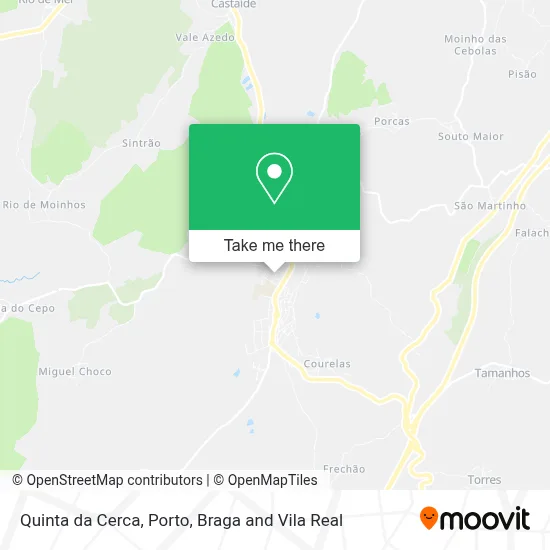 Quinta da Cerca map