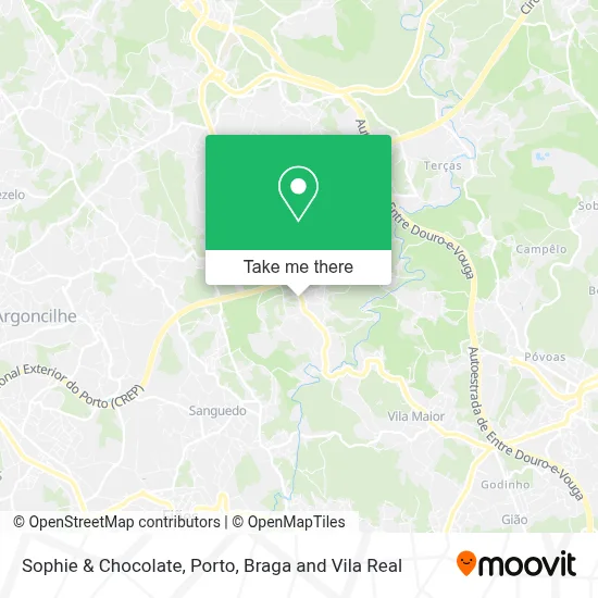 Sophie & Chocolate map