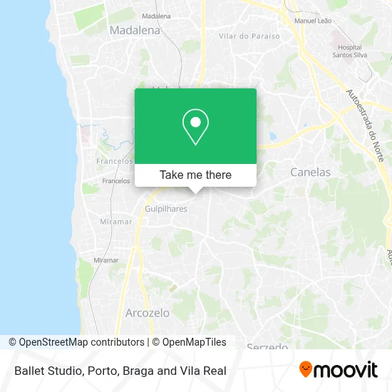 Ballet Studio map