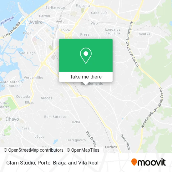 Glam Studio map