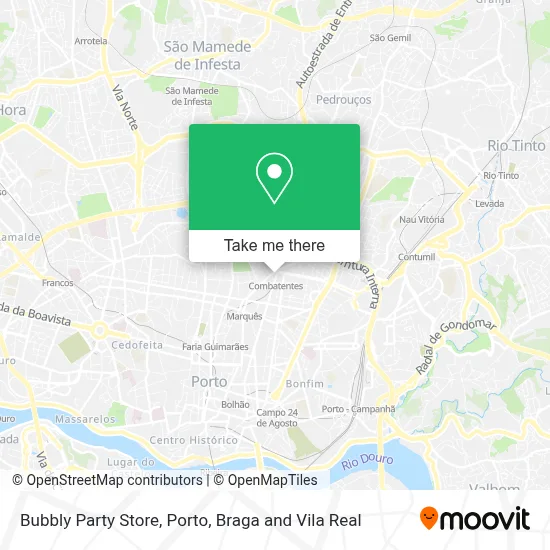 Bubbly Party Store map