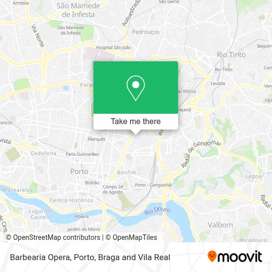 Barbearia Opera map