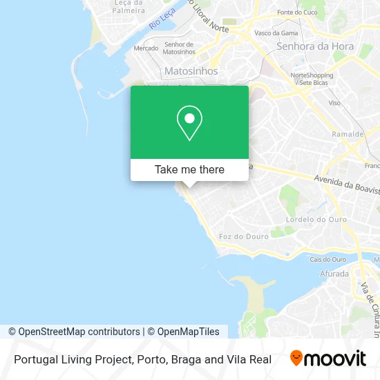Portugal Living Project map