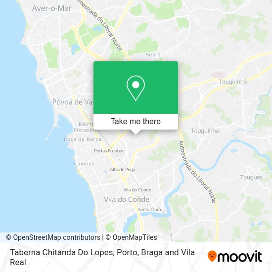 Taberna Chitanda Do Lopes mapa