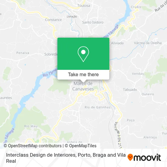 Interclass Design de Interiores map