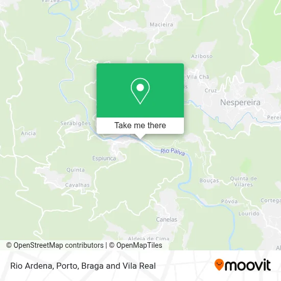 Rio Ardena mapa