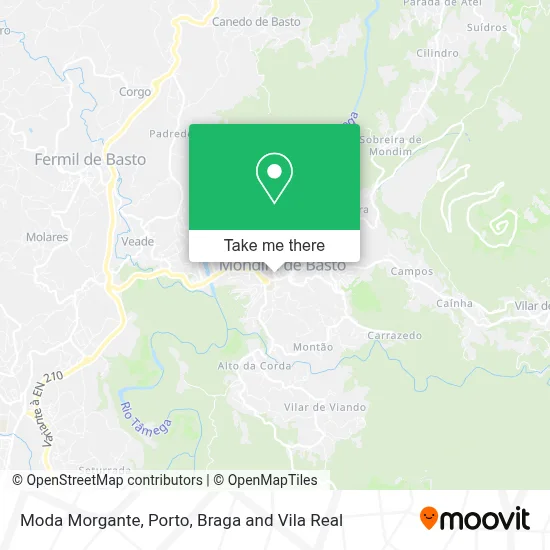 Moda Morgante map