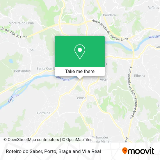 Roteiro do Saber map