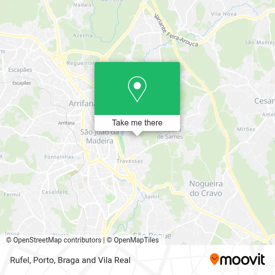 Rufel mapa