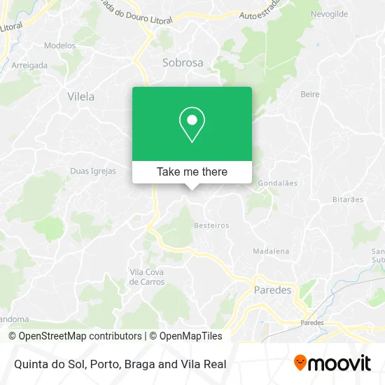 Quinta do Sol map