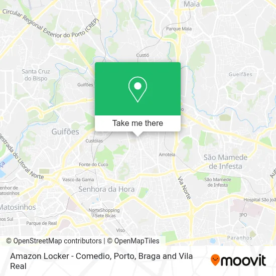 Amazon Locker - Comedio map