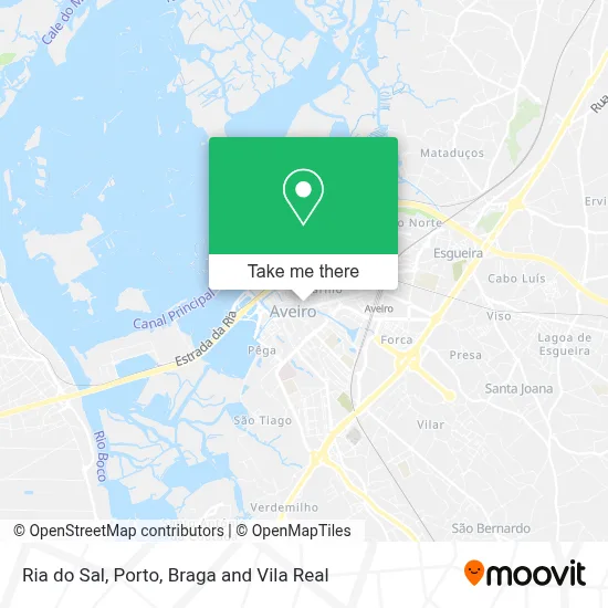 Ria do Sal mapa