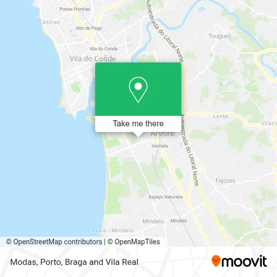 Modas map