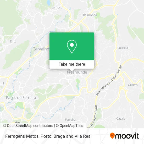 Ferragens Matos map