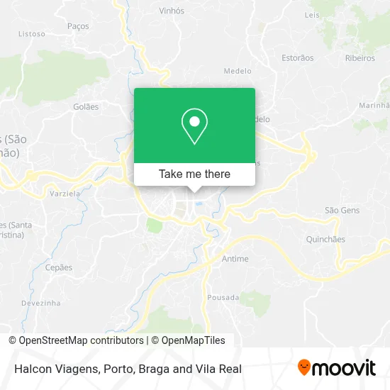 Halcon Viagens map