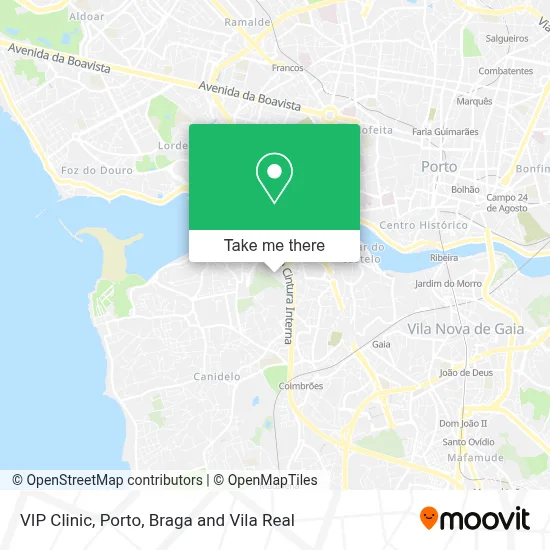 VIP Clinic map