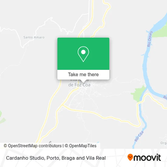 Cardanho Studio map