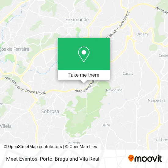 Meet Eventos map