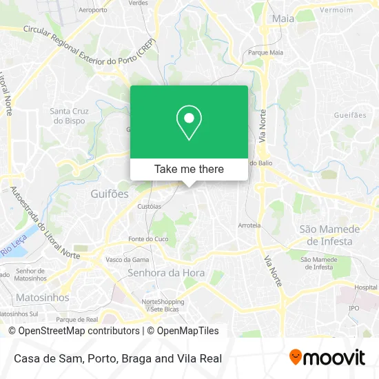 Casa de Sam map