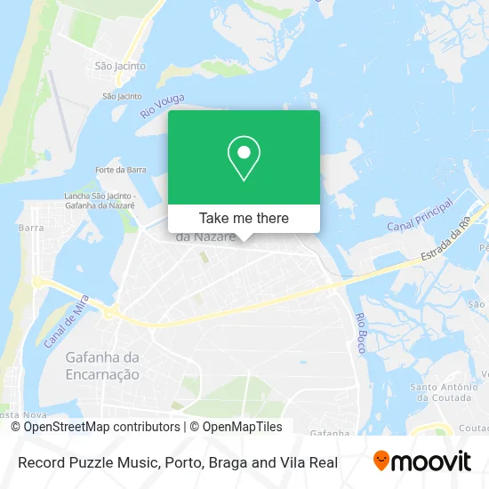 Record Puzzle Music map