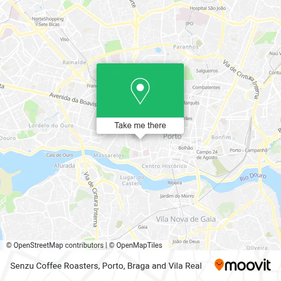 Senzu Coffee Roasters map