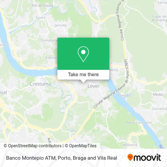 Banco Montepio ATM map