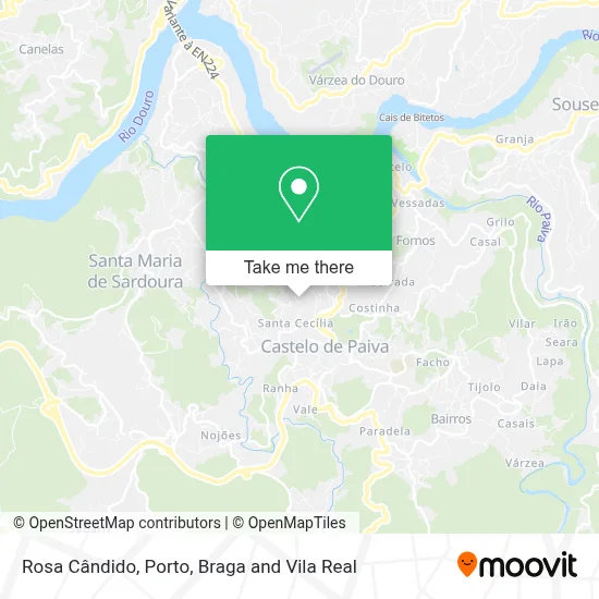 Rosa Cândido map