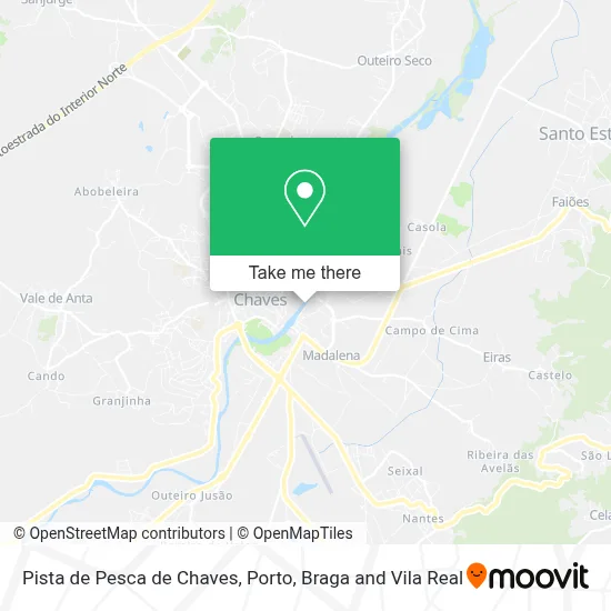 Pista de Pesca de Chaves map