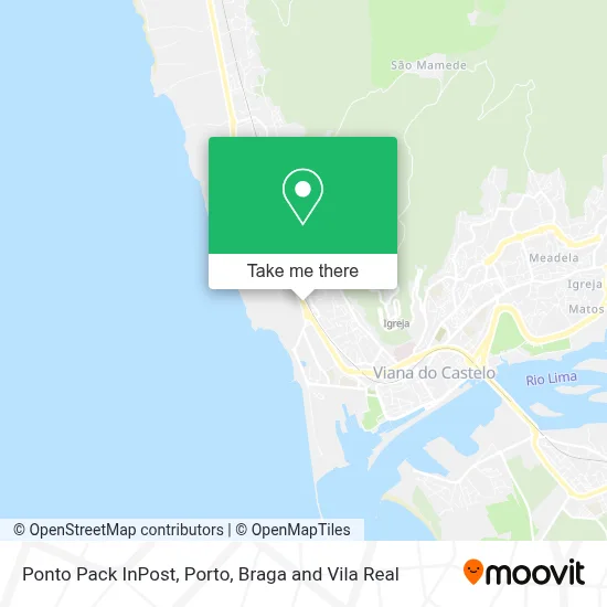 Ponto Pack InPost map