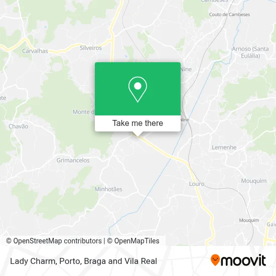 Lady Charm map