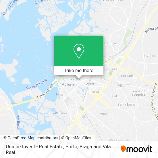 Unique Invest - Real Estate map