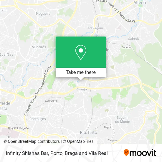 Infinity Shishas Bar map