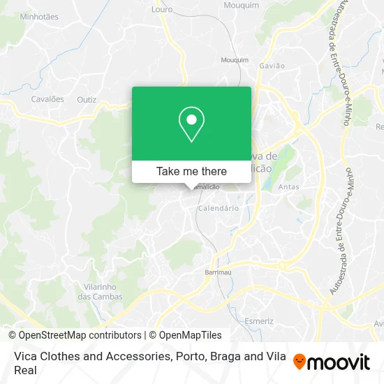 Vica Clothes and Accessories map