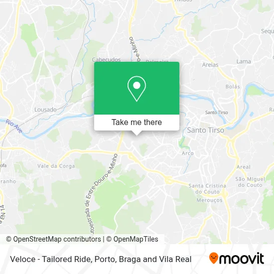 Veloce - Tailored Ride map