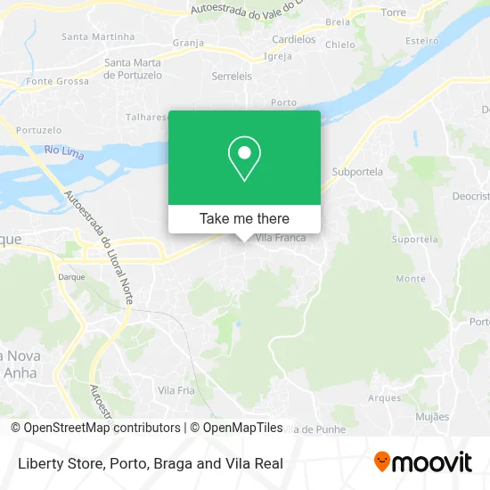 Liberty Store map